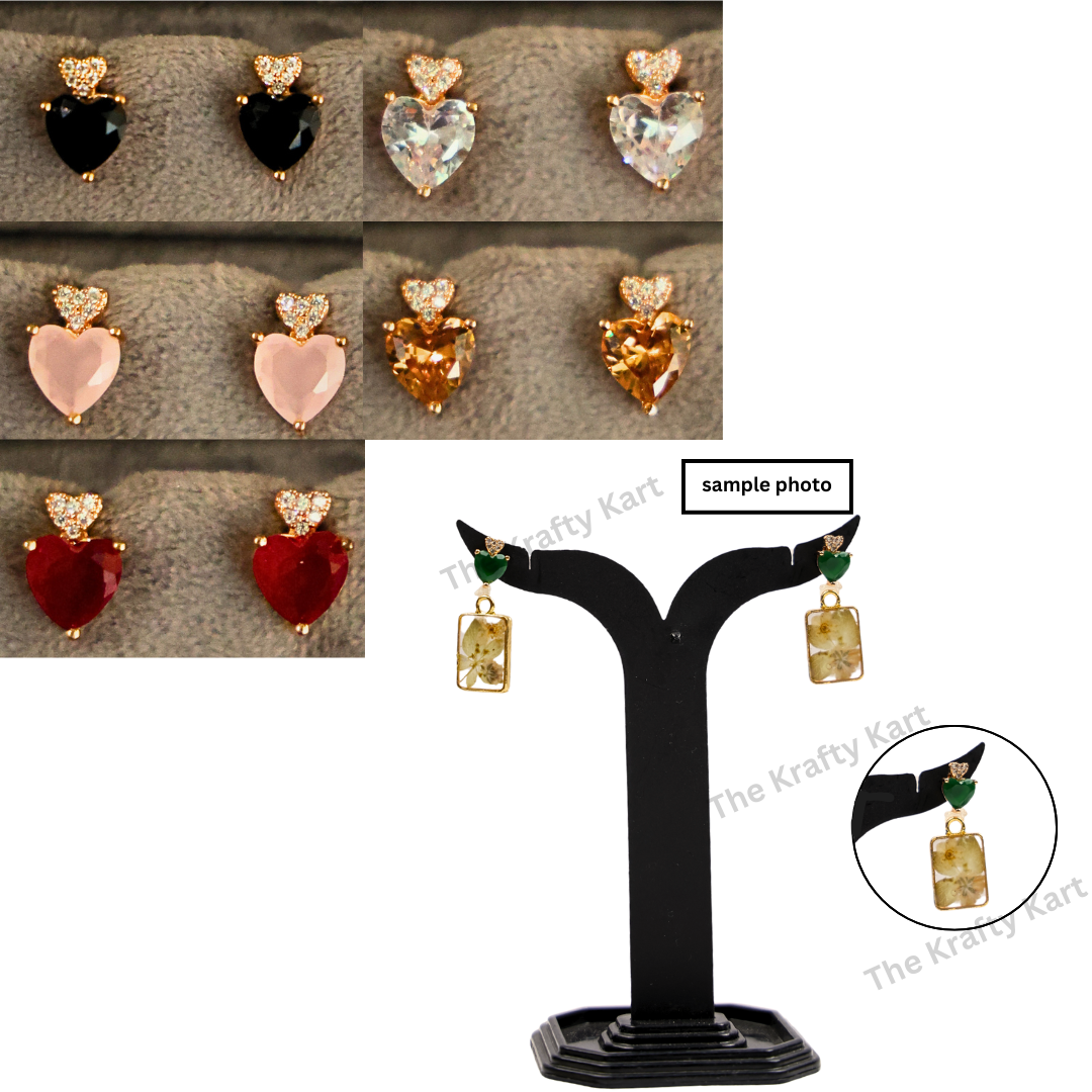 Resin Earring Holder (J)