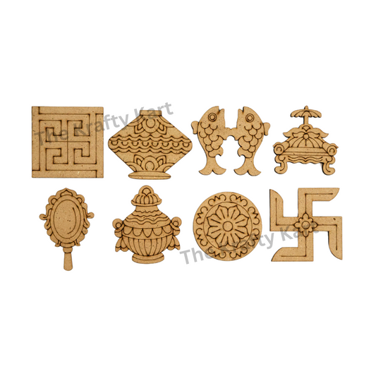 Ashtmangal (Carving)(MDF)