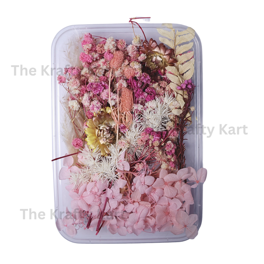 Light Pink Dry Flower Box