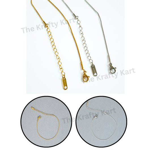 Anti-Tarnish Ready Bracelet Chain (E)