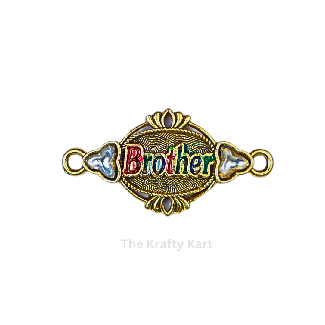 Golden Rakhi Charm (15)