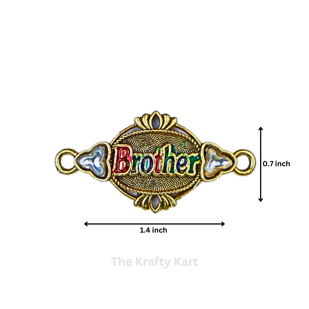 Golden Rakhi Charm (15)