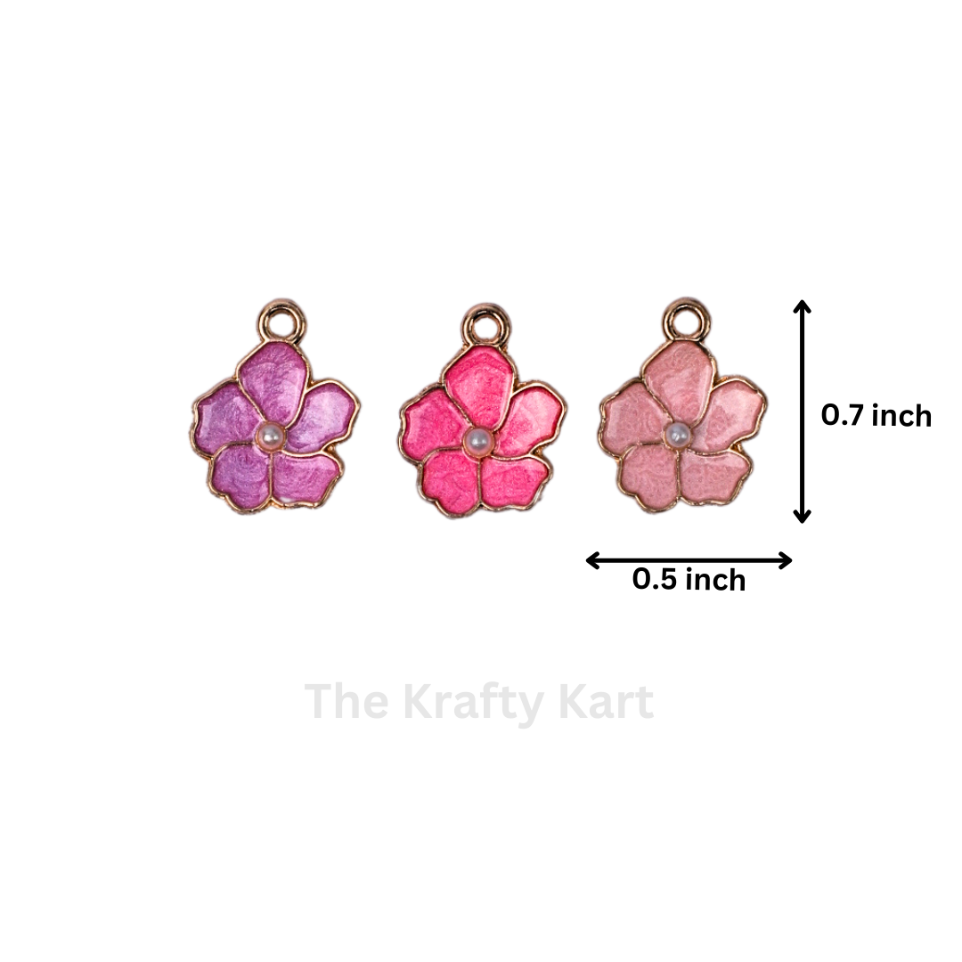 Charm - 3D Flower (A)(355)