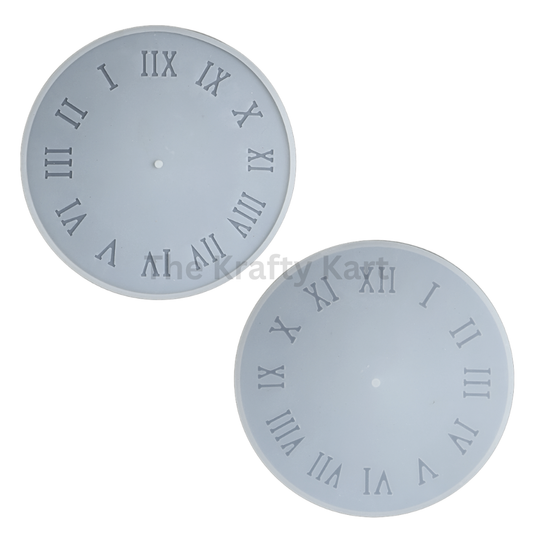 Roman Number Clock Mould (12")