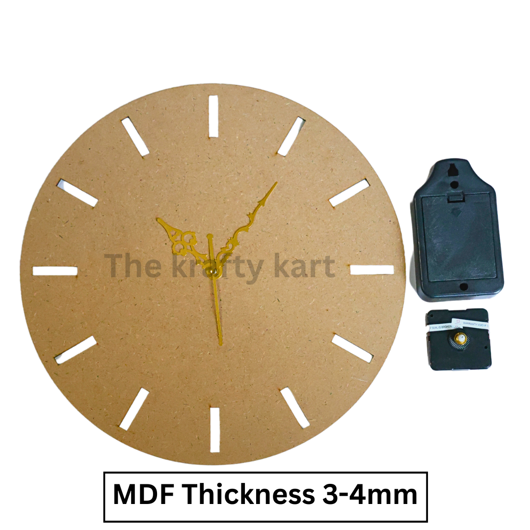 Mdf Clock Set (A)