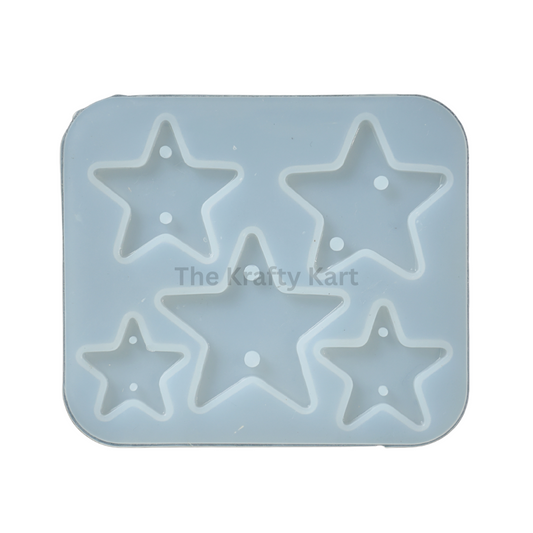 5 Cavity Star Rakhi Mould