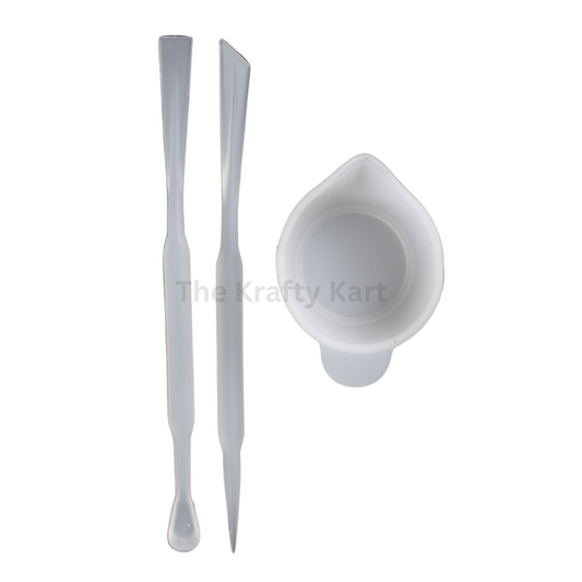 Mixing Cup With 2 Silicon Brush Mould