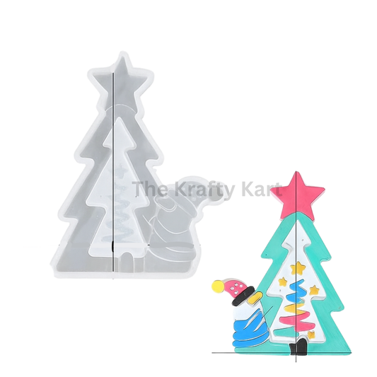 Swonmen Santa Claus With Christmas Tree Mould