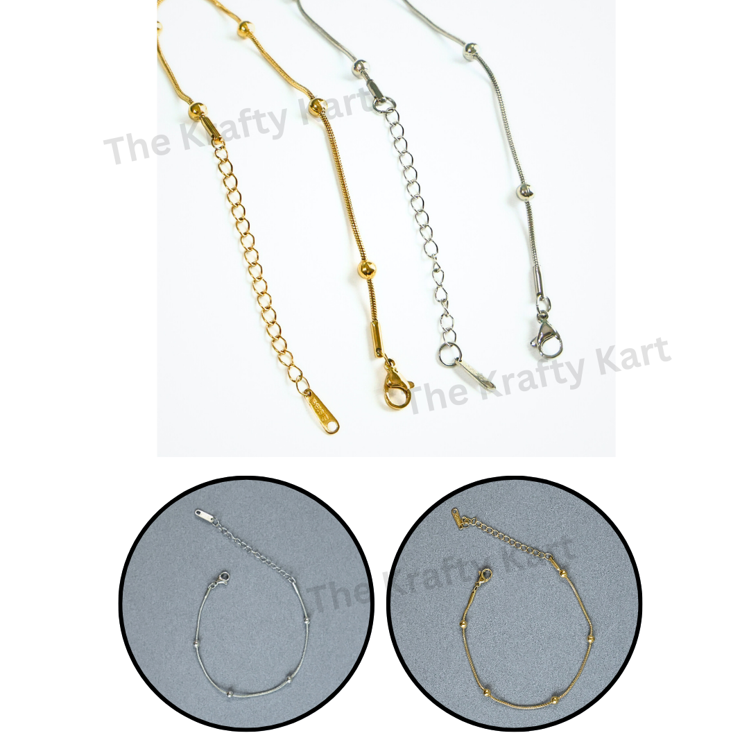 Anti-Tarnish Ready Bracelet Chain (D)