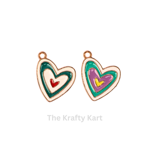 Charm - Colourful Heart (252) (372)