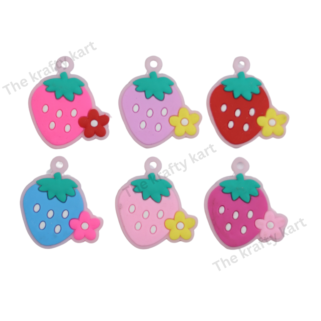 Rubber Charm - Strawberry