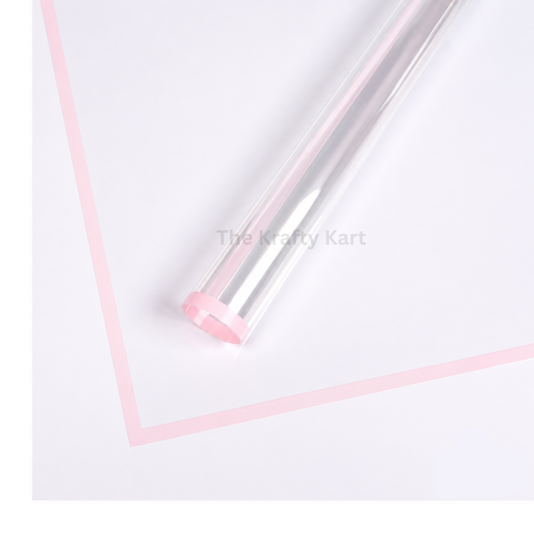 Wrapping Paper Plastic (Transparent)(5 Sheets)