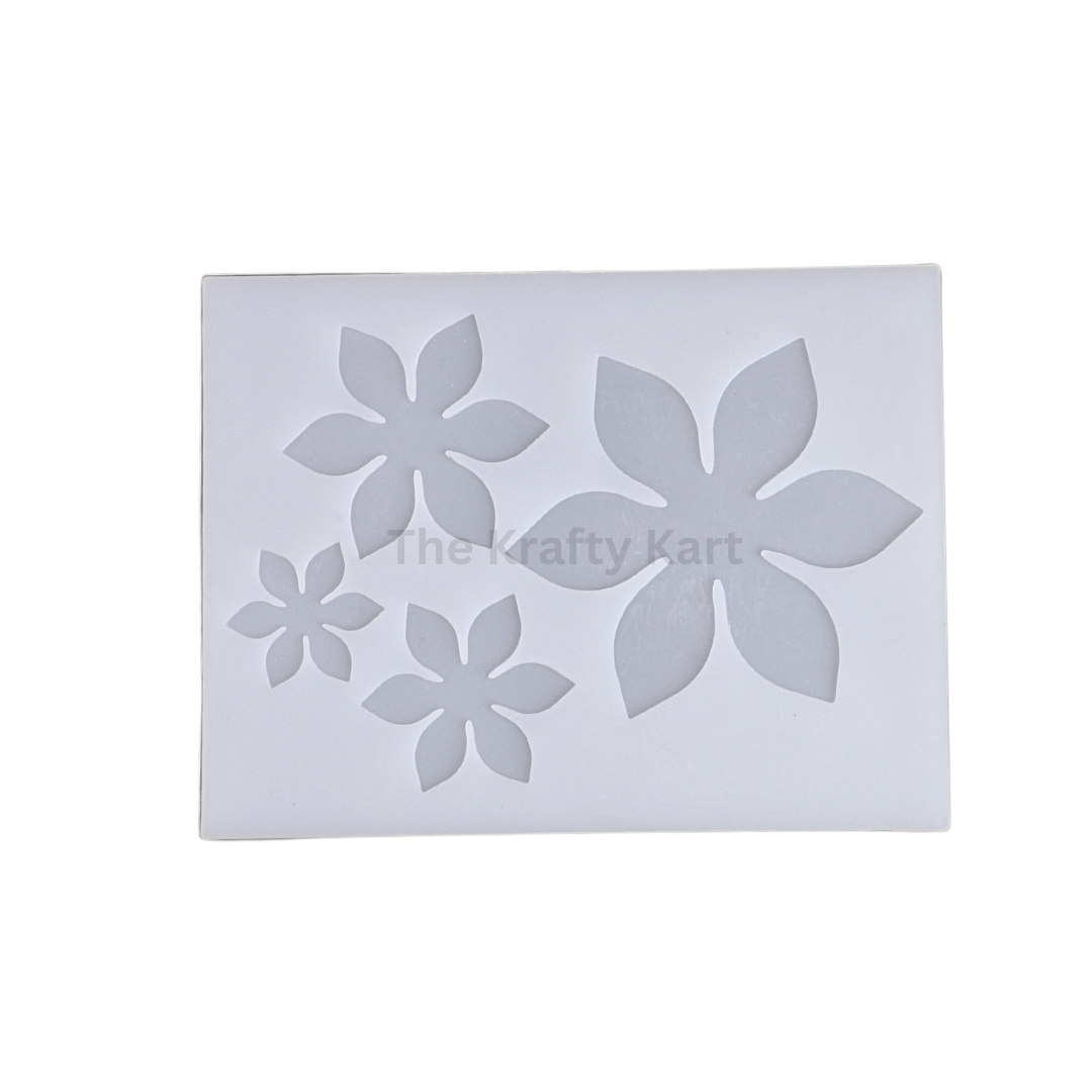 4 in 1 3D Flower Mould