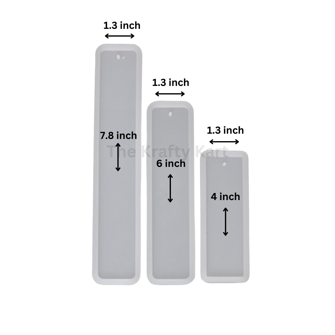 3 in 1 Rectangle Bookmark Mould