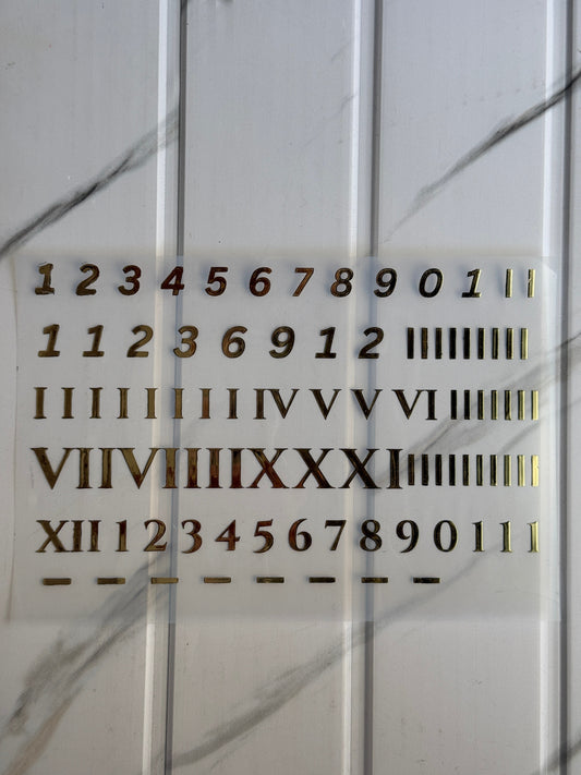 Golden Embossed Insert Sheet (B)