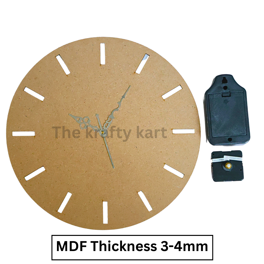 Mdf Clock Set (A)