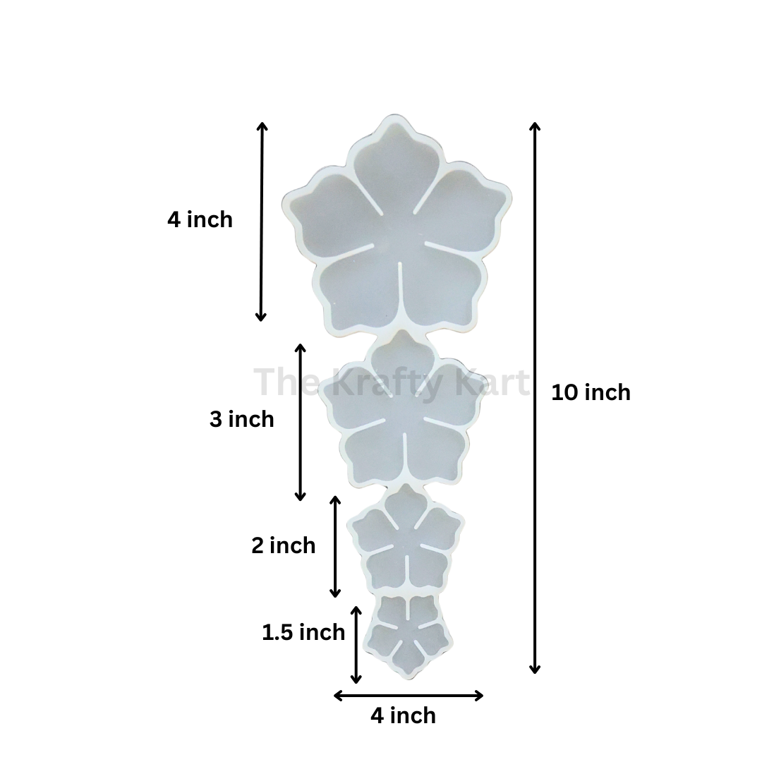 3D Flower Combo Mould