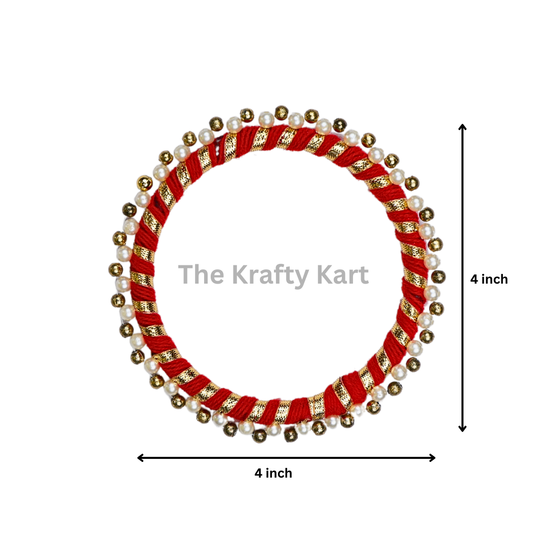 Traditional Pearl Ring (Red)