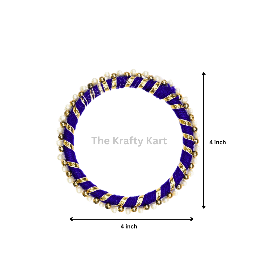 Traditional Pearl Ring (Blue)
