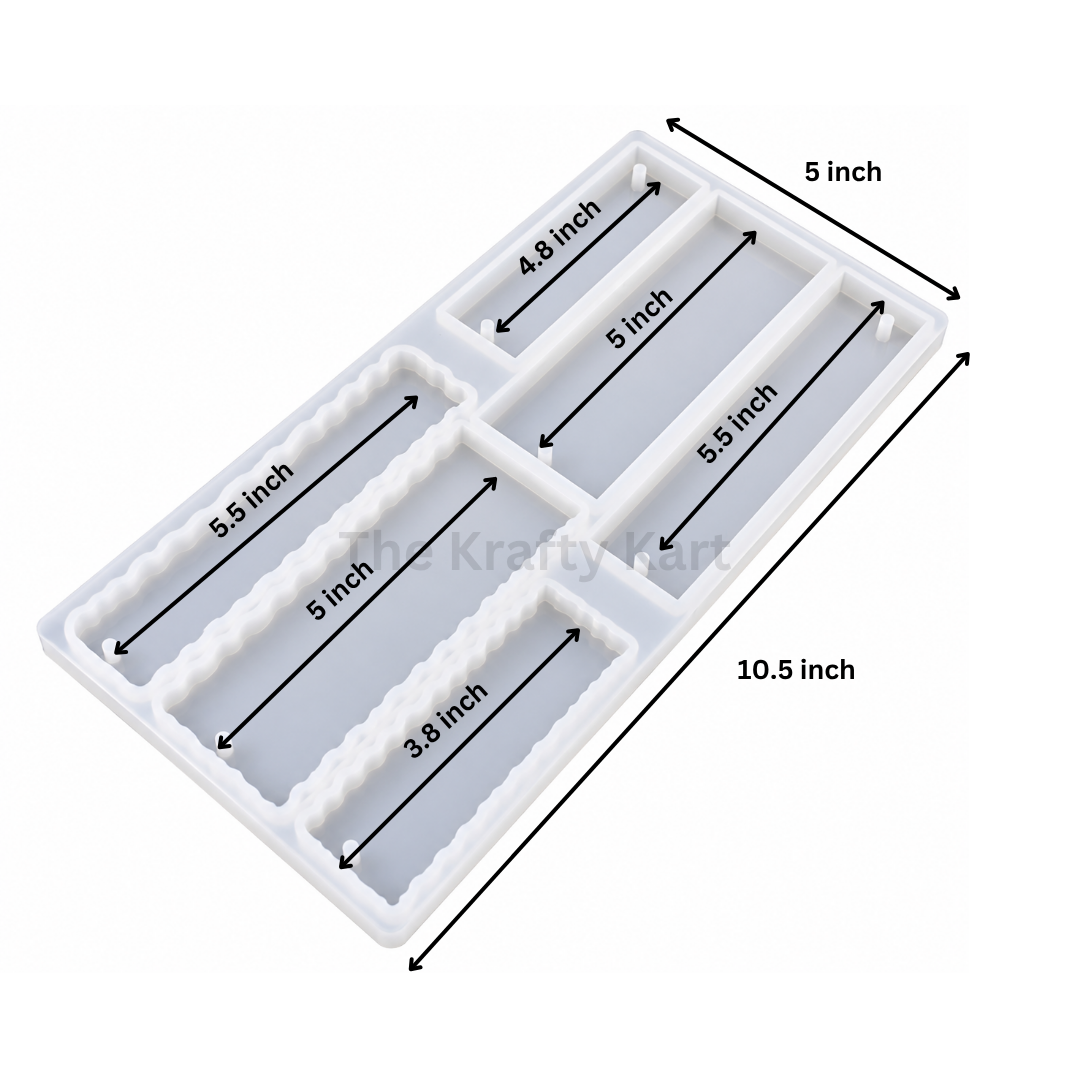 6 in 1 Bookmark Mould