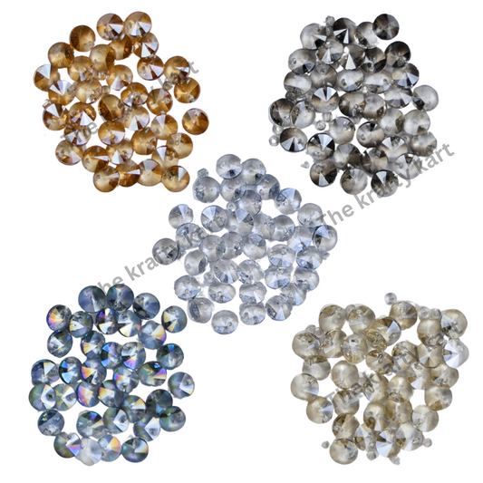 Transparent Round Beads (8mm)