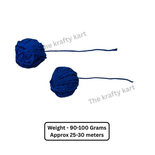 Macrame - Dark Blue Thread