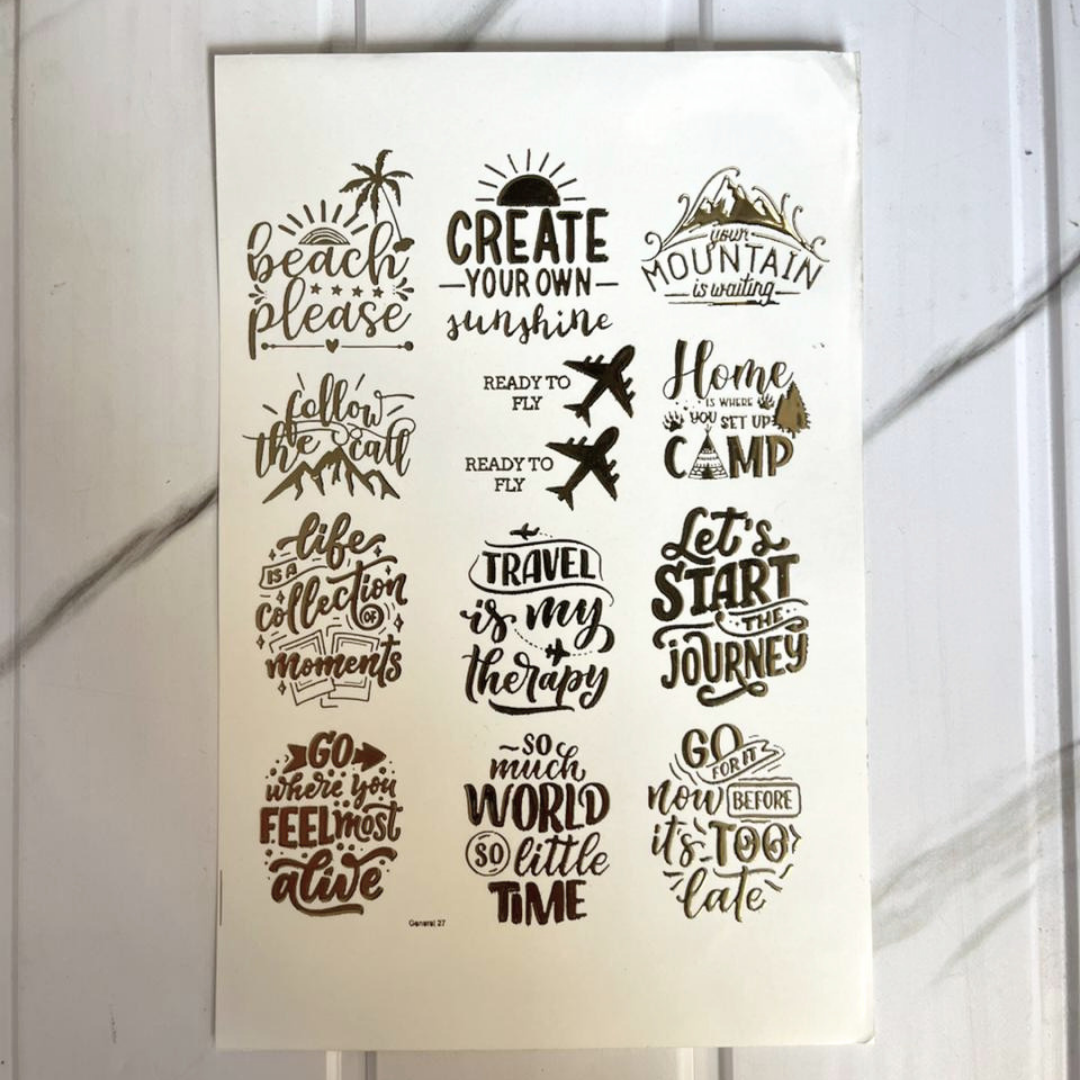 New Emboss Sticker (85)