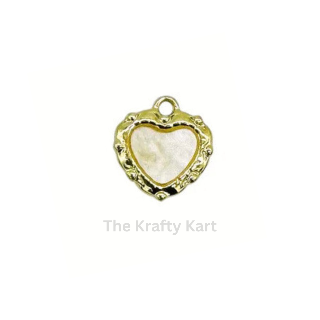Anti-Tarnish Heart Charm Pendant (A)