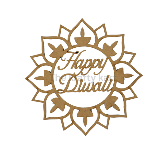 MDF Diwali T-Light Holder (Y)