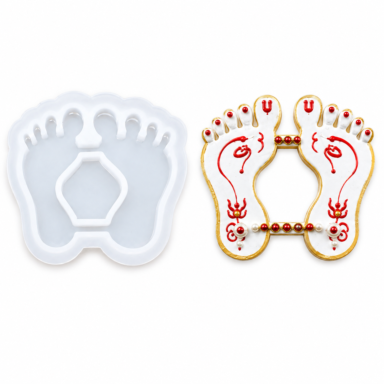Charan Paduka Diwali Mould