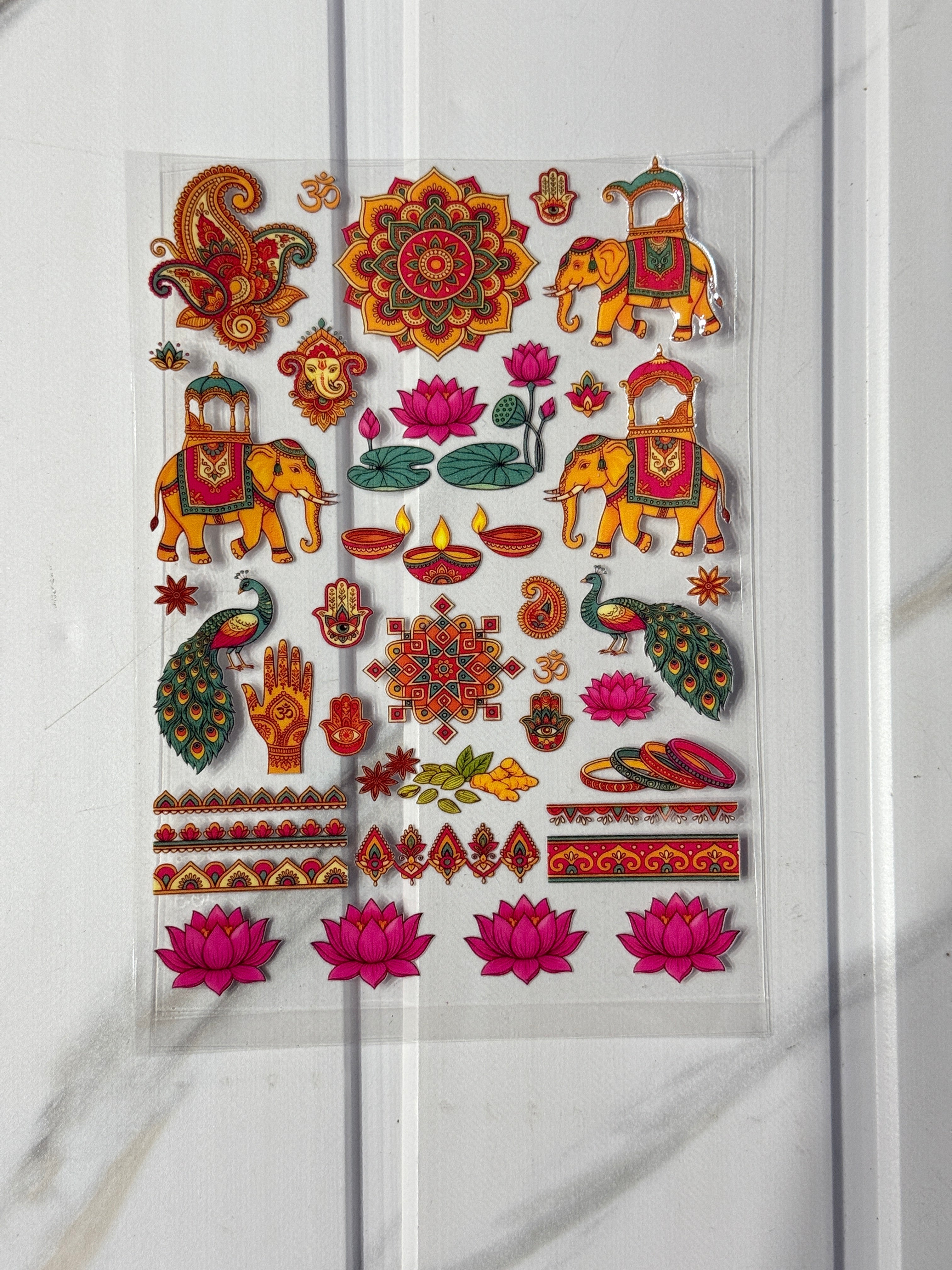 Diwali (A) - Peel Of Sticker