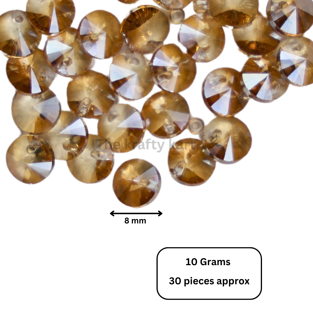 Transparent Round Beads (8mm)