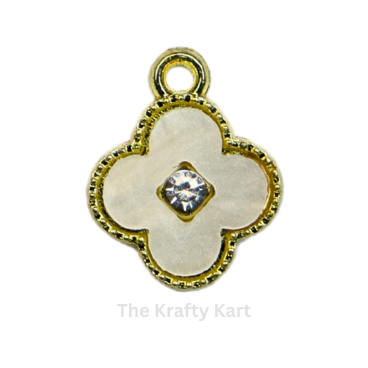 Mother Pearl Clover Charm (A)