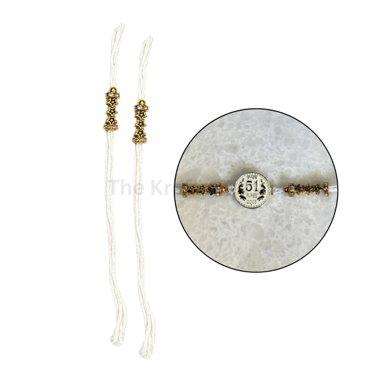 Readymade Rakhi Thread(5 Pairs) (22)
