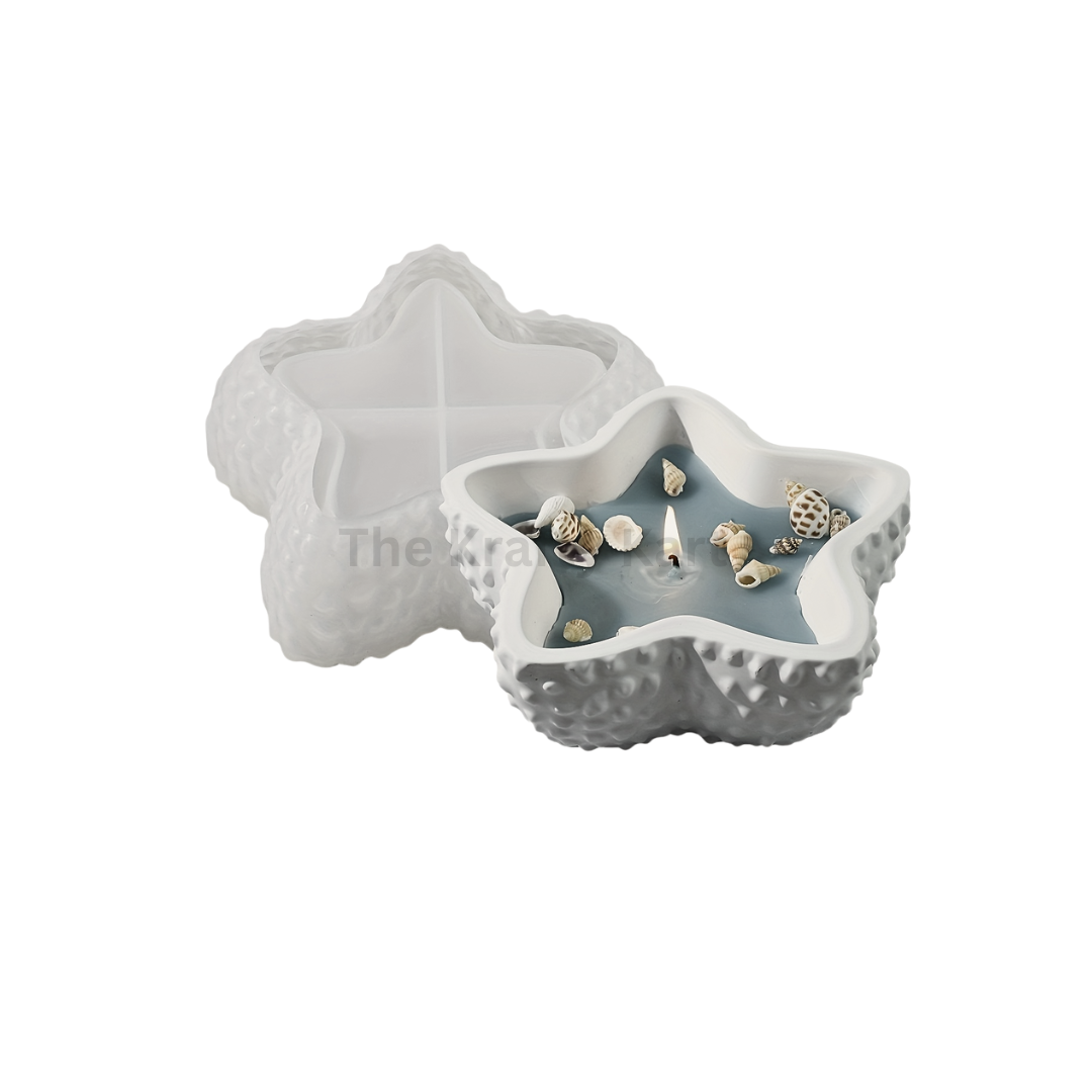 Starfish Textures Candle Bowl Mould