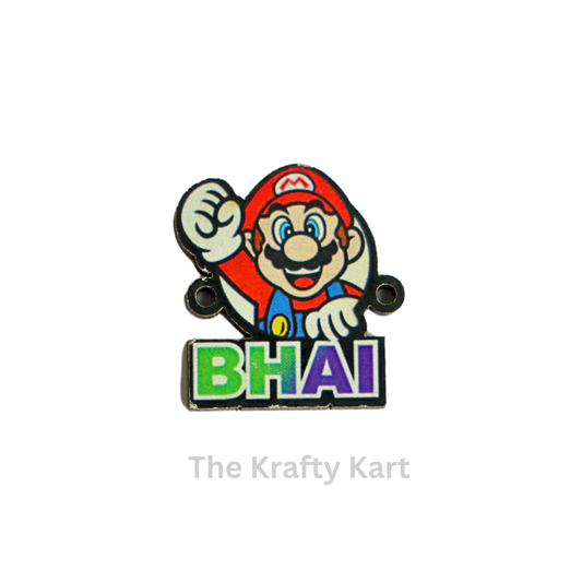 MDF Rakhi Charm - Mario