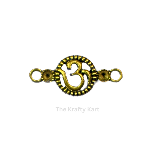 Golden Rakhi Charm - Om