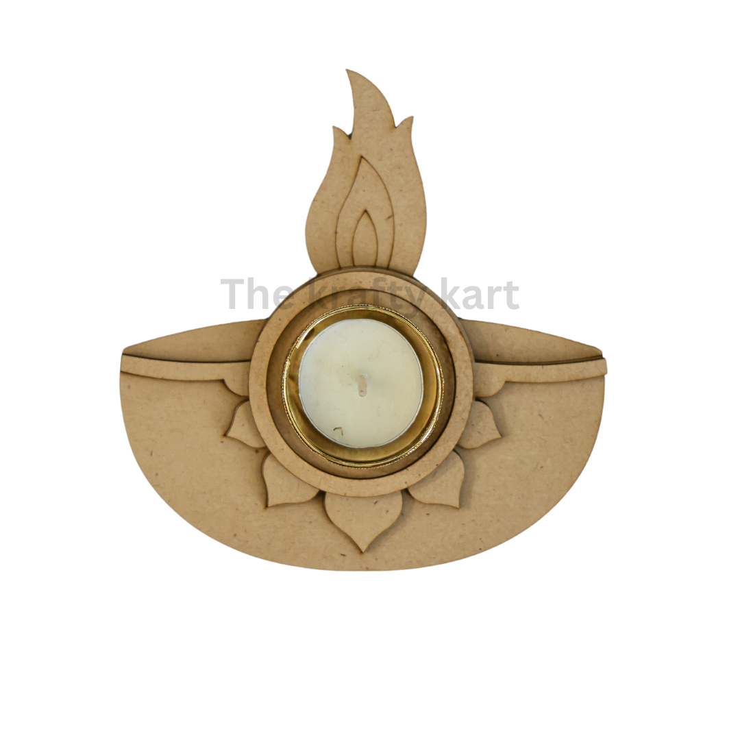 MDF Diwali T-Light Holder (2)