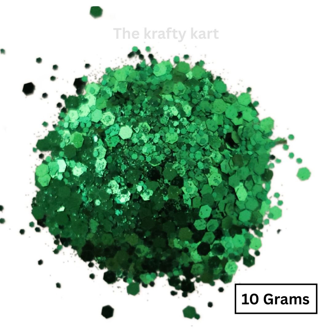 Glittery Hexagonal Chunks