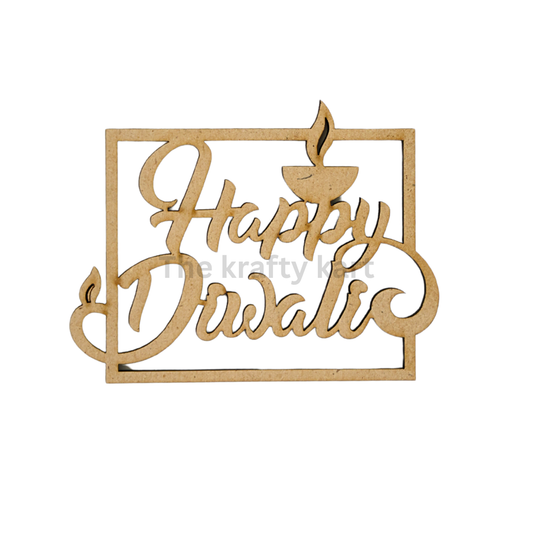 MDF Diwali T-Light Holder (Z)