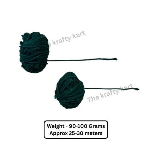 Macrame - Bottle Green Thread