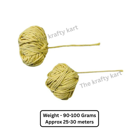 Macrame - Light Yellow Thread