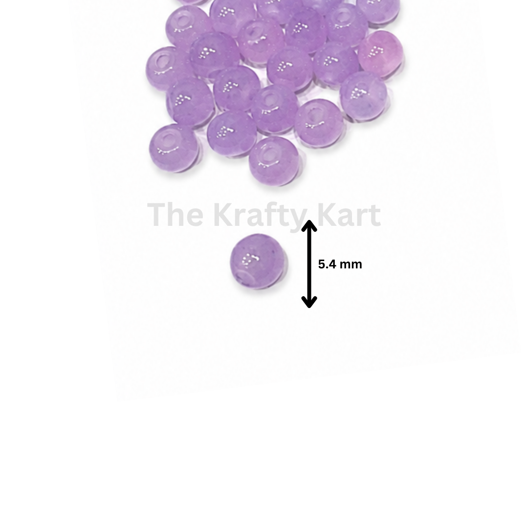 Jelly Glass Colourful Rakhi Moti (5mm)