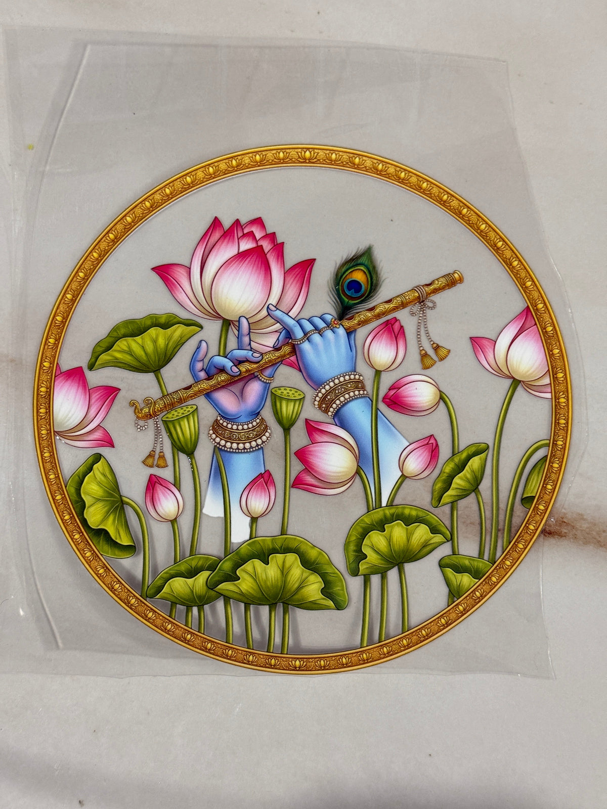 Round Shaped Peel Of Sticker (43)