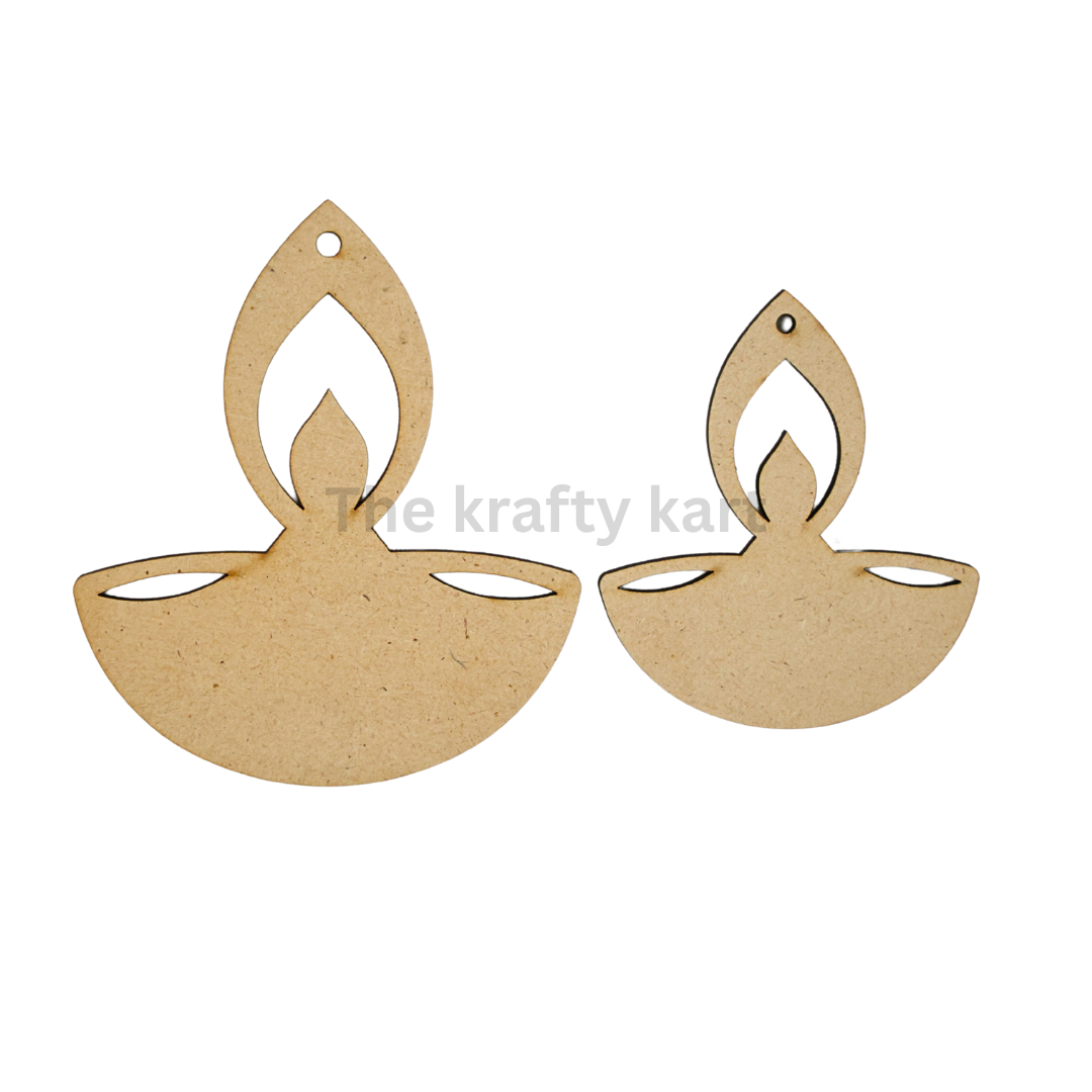 MDF Diwali Cutout - Diva (B)
