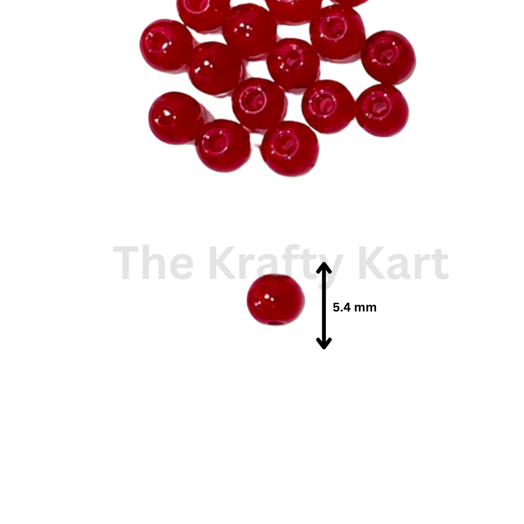 Jelly Glass Colourful Rakhi Moti (5mm)