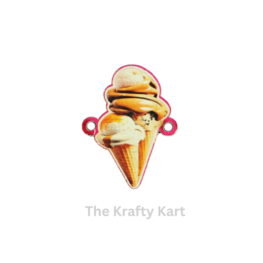 MDF Rakhi Charm - Icecream