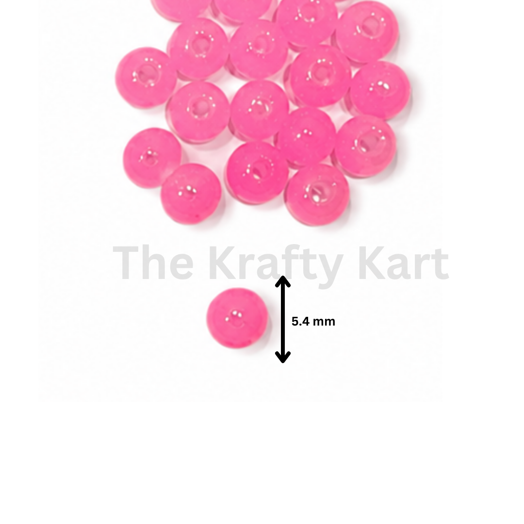 Jelly Glass Colourful Rakhi Moti (5mm)