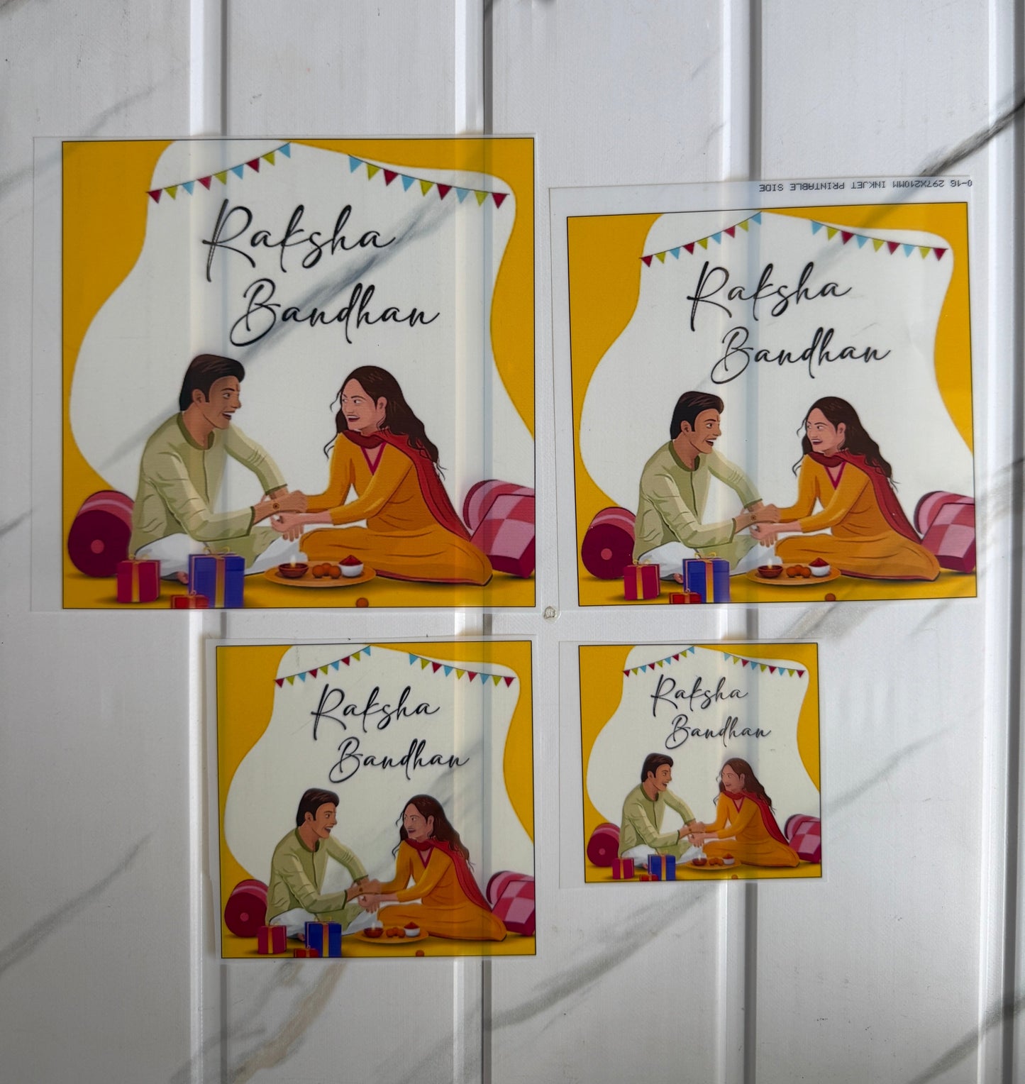 Custom Rakhi Insert Sheet (C)