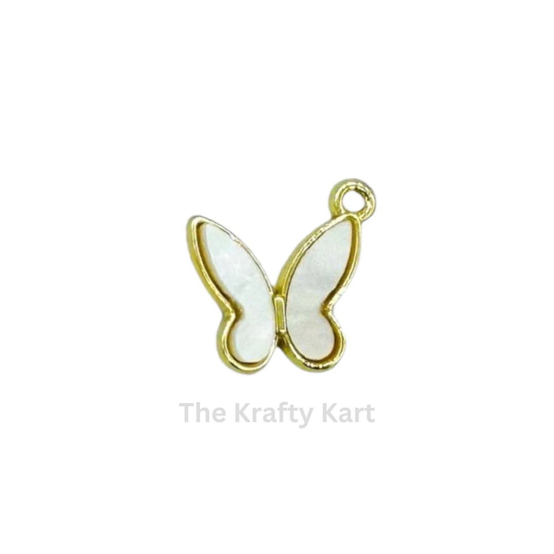 Anti-Tarnish Butterfly Charm Pendant  (A)